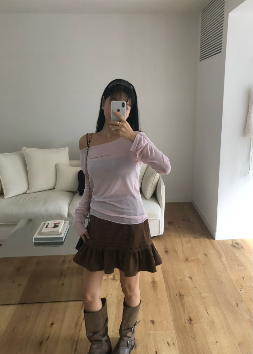 OUPPT東大門直郵女士新品休閑人氣推薦熱賣時尚長袖T恤字母OUPPT長袖T恤