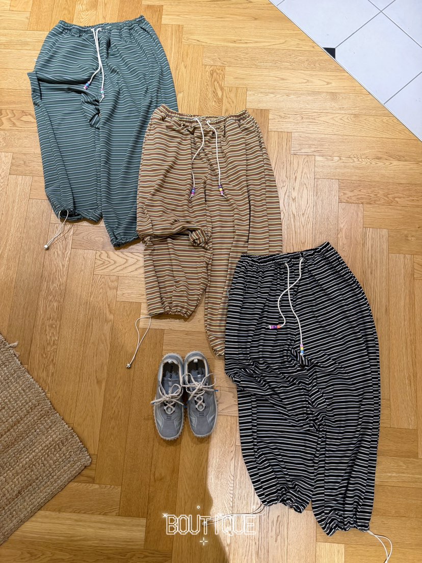 BOUTIQUE-L東大門直郵女士新品熱賣時尚推薦人氣休閑褲字母BOUTIQUE-L休閑褲