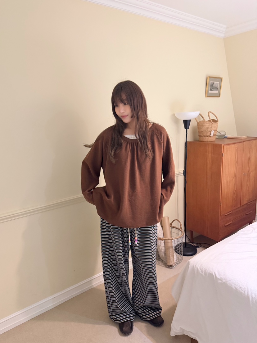 BOUTIQUE-L東大門直郵女士新品熱賣時尚推薦人氣休閑褲字母BOUTIQUE-L休閑褲