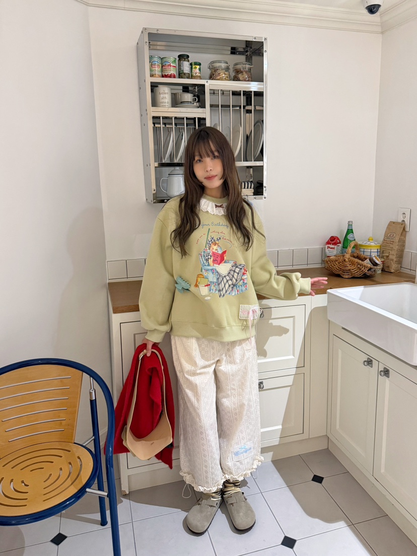 BOUTIQUE-L韓國代購女裝新款真品時尚推薦人氣熱賣休閑衛衣BOUTIQUE-L衛衣