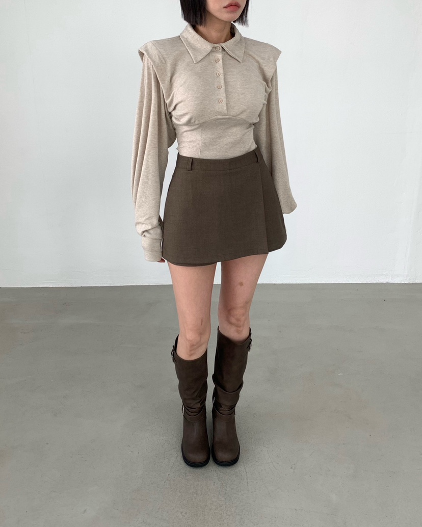 2TWO MOON韓國直郵女裝新款熱賣休閑真品人氣時尚長袖T恤2TWO MOON長袖T恤