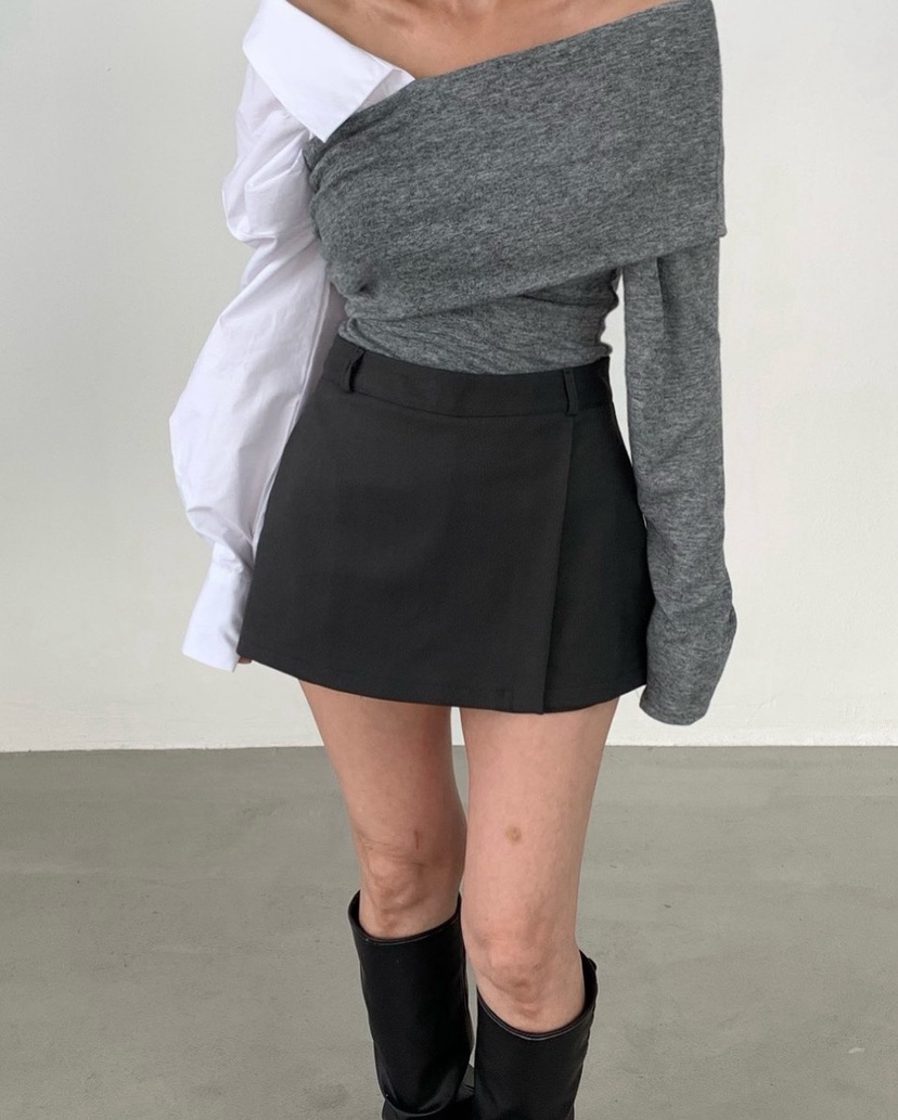 2TWO MOON東大門實拍女裝新款休閑真品推薦時尚人氣裙褲2TWO MOON裙褲圖色2
