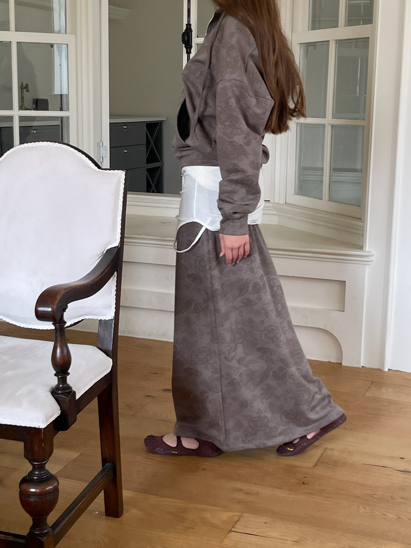 ANOTHER AVENUE東大門代購女士新品人氣熱賣休閑長裙花朵ANOTHER AVENUE長裙