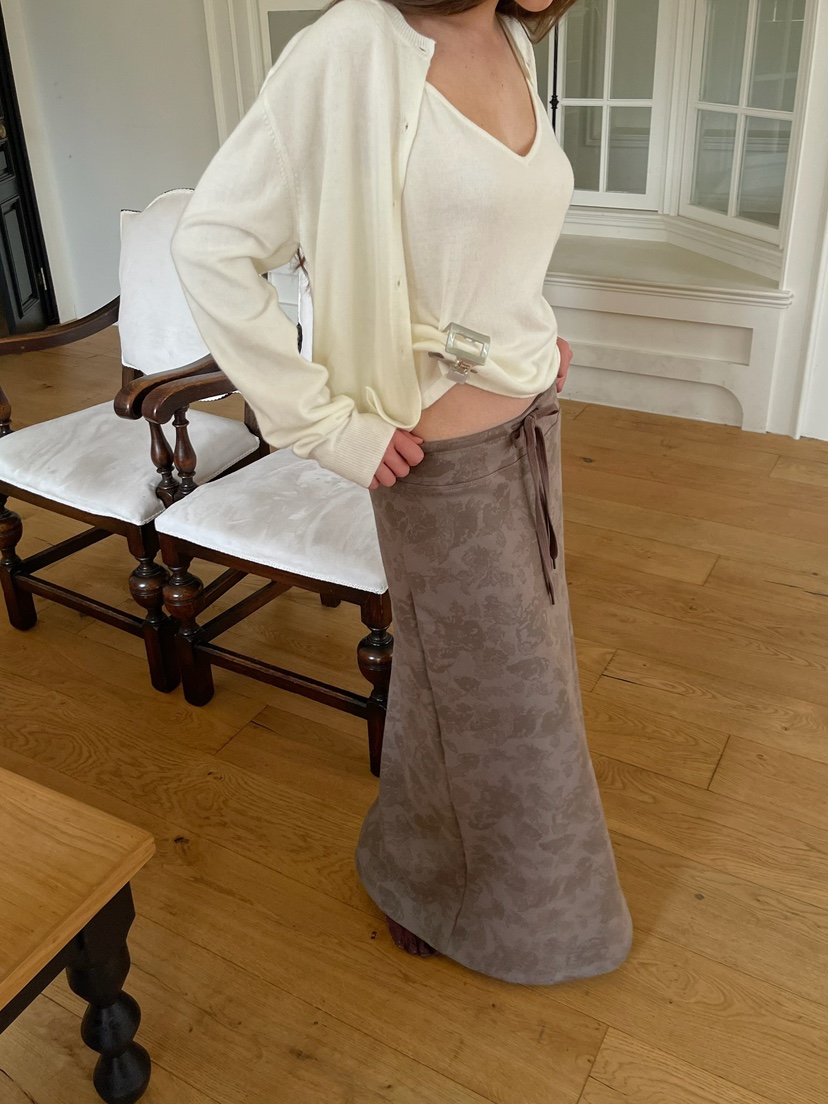 ANOTHER AVENUE東大門代購女士新品人氣熱賣休閑長裙花朵ANOTHER AVENUE長裙