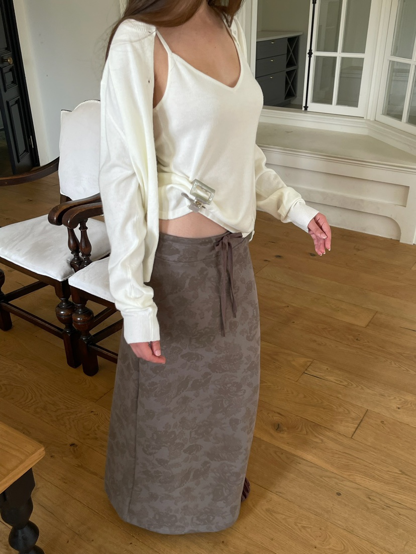 ANOTHER AVENUE東大門代購女士新品人氣熱賣休閑長裙花朵ANOTHER AVENUE長裙