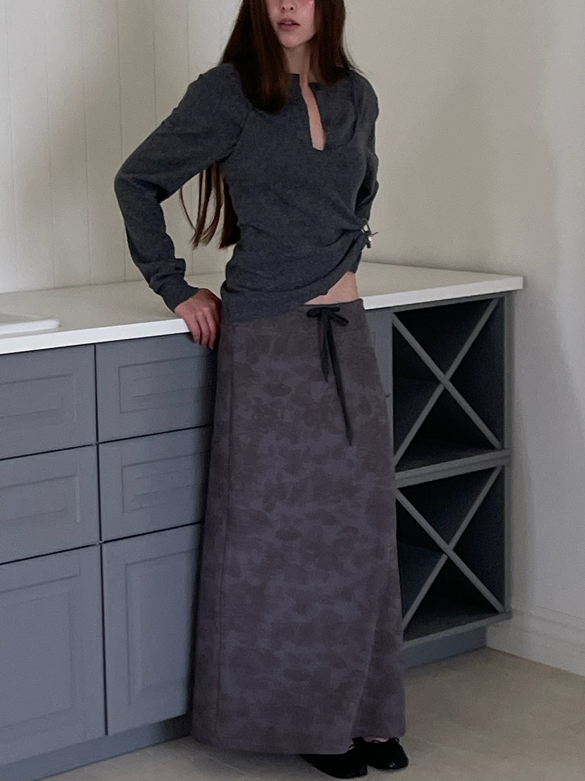 ANOTHER AVENUE東大門代購女士新品人氣熱賣休閑長裙花朵ANOTHER AVENUE長裙