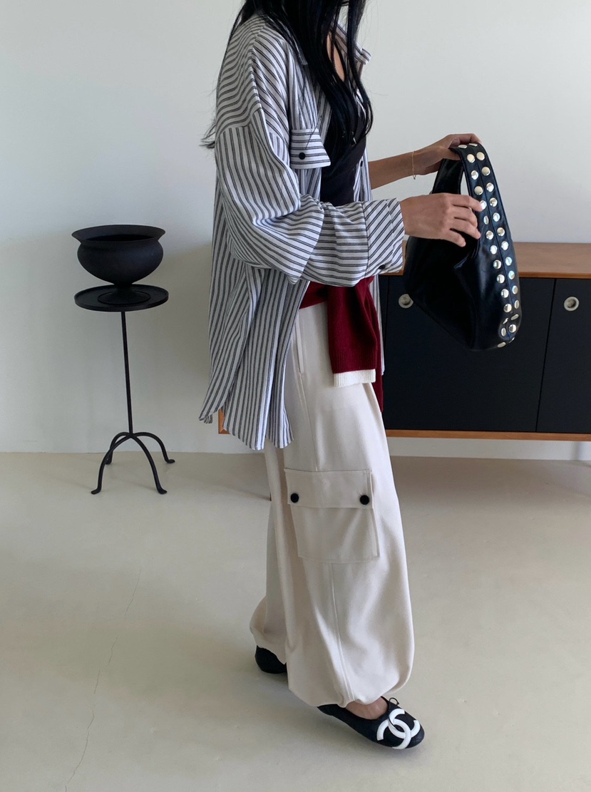 REVE CITE-L韓國直郵女士新款休閑真品時尚推薦休閑褲工裝REVE CITE-L休閑褲