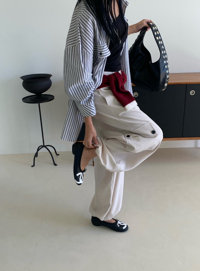 REVE CITE-L韓國直郵女士新款休閑真品時尚推薦休閑褲工裝REVE CITE-L休閑褲