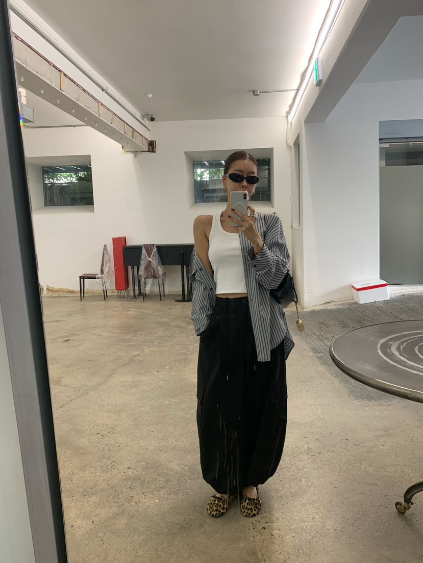 REVE CITE-L韓國直郵女士新款休閑真品時尚推薦休閑褲工裝REVE CITE-L休閑褲
