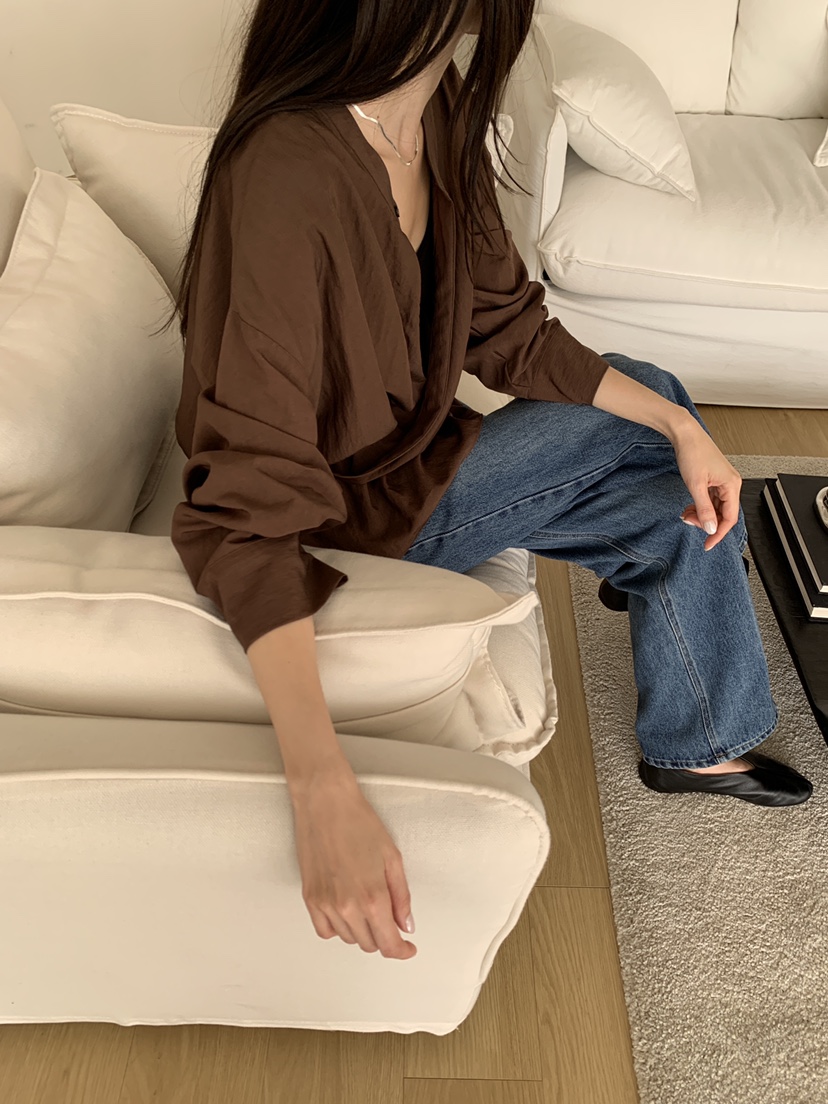 ATHEA東大門代購女士新品人氣推薦休閑襯衫蕾絲衫不含內搭ATHEA襯衫/蕾絲衫