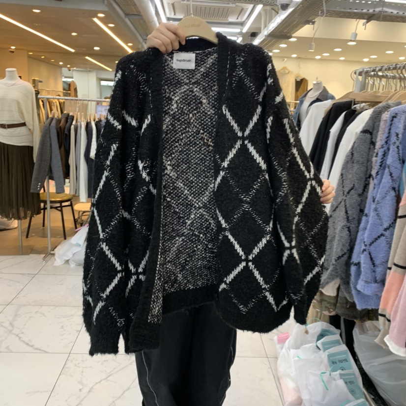 空東大門實拍女裝新品推薦人氣休閑熱賣真品時尚開衫開衫Sagebrush開衫圖色1
