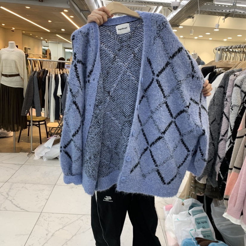 空東大門實拍女裝新品推薦人氣休閑熱賣真品時尚開衫開衫Sagebrush開衫圖色2