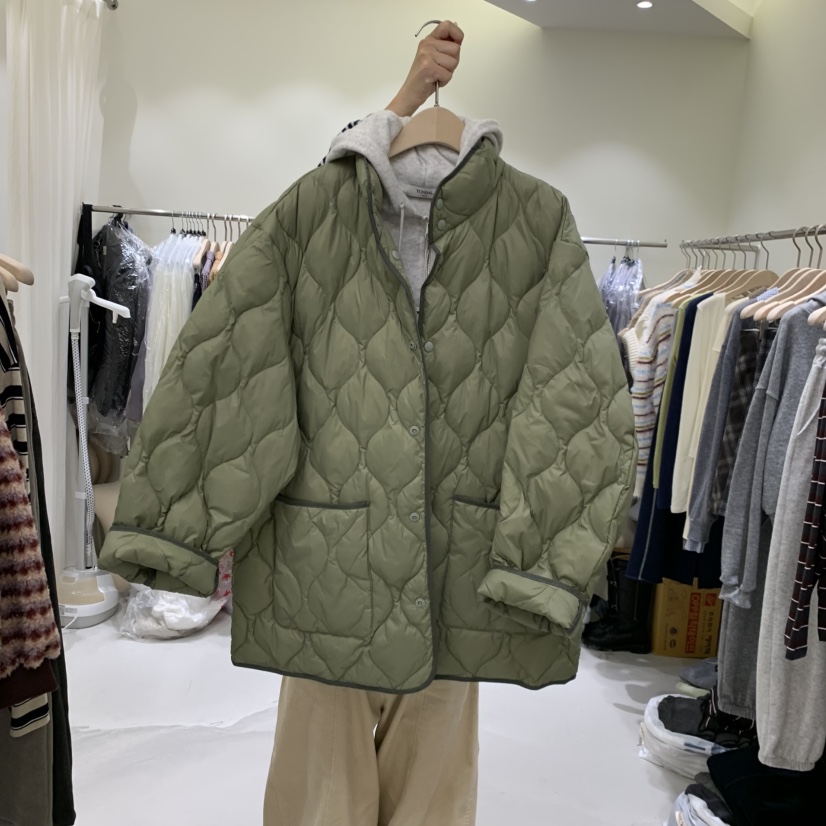 YUNBAL東大門代購女裝新款真品休閑短款羽絨服不含內搭鴨絨YUNBAL短款羽絨服圖色2