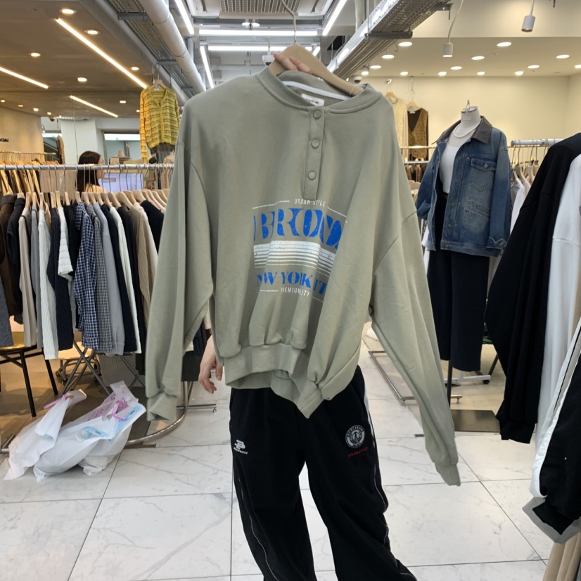空東大門實拍女裝新品人氣休閑時尚真品推薦熱賣衛衣運動Sagebrush衛衣圖色3