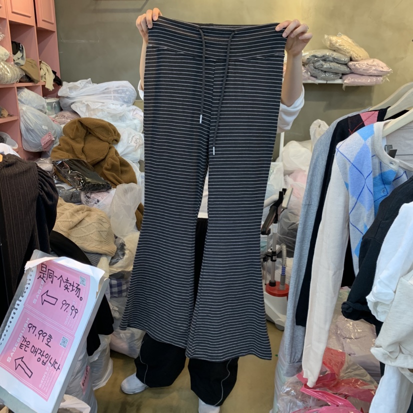 空東大門直郵女裝新品熱賣人氣休閑推薦真品休閑褲喇叭褲Sagebrush休閑褲圖色2