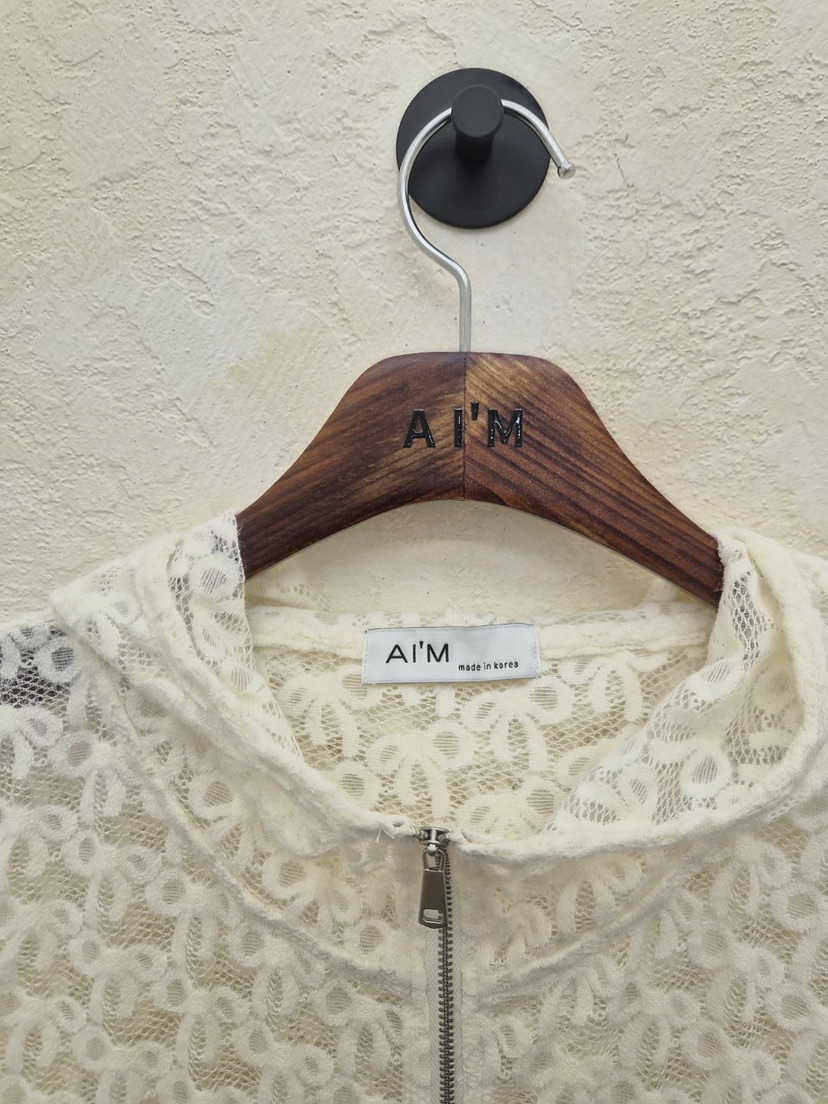 A I M東大門直郵女裝新款推薦熱賣真品長袖T恤連帽衫絲帶A I M長袖T恤