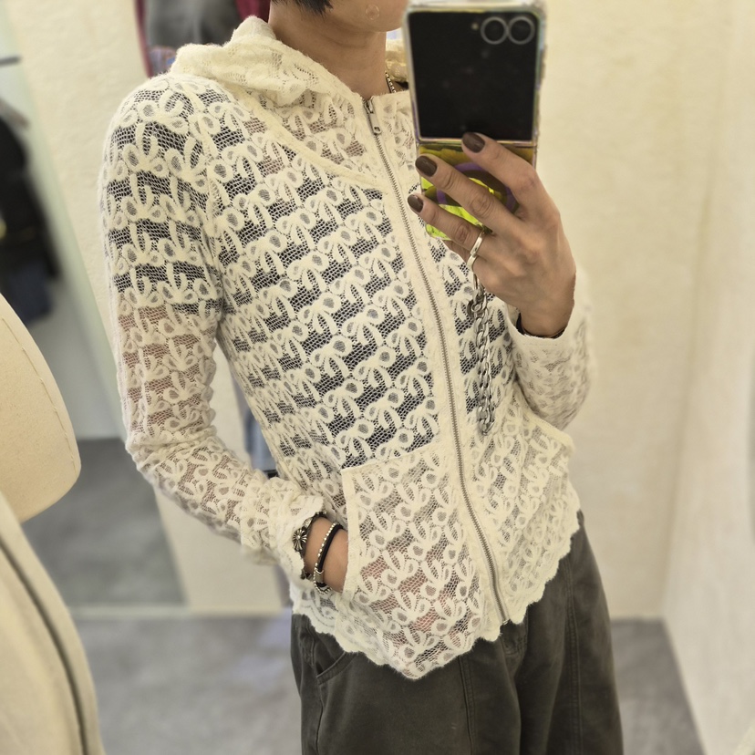 A I M東大門直郵女裝新款推薦熱賣真品長袖T恤連帽衫絲帶A I M長袖T恤