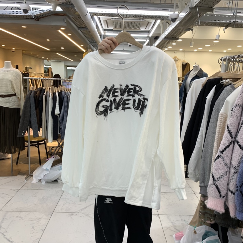空東大門實拍女士新品真品熱賣推薦時尚人氣休閑長袖T恤Sagebrush長袖T恤圖色1