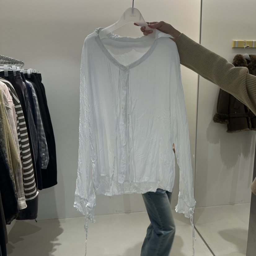 ALTER韓國代購女士新品人氣真品時尚休閑熱賣推薦襯衫蕾絲衫Alter襯衫/蕾絲衫圖色1