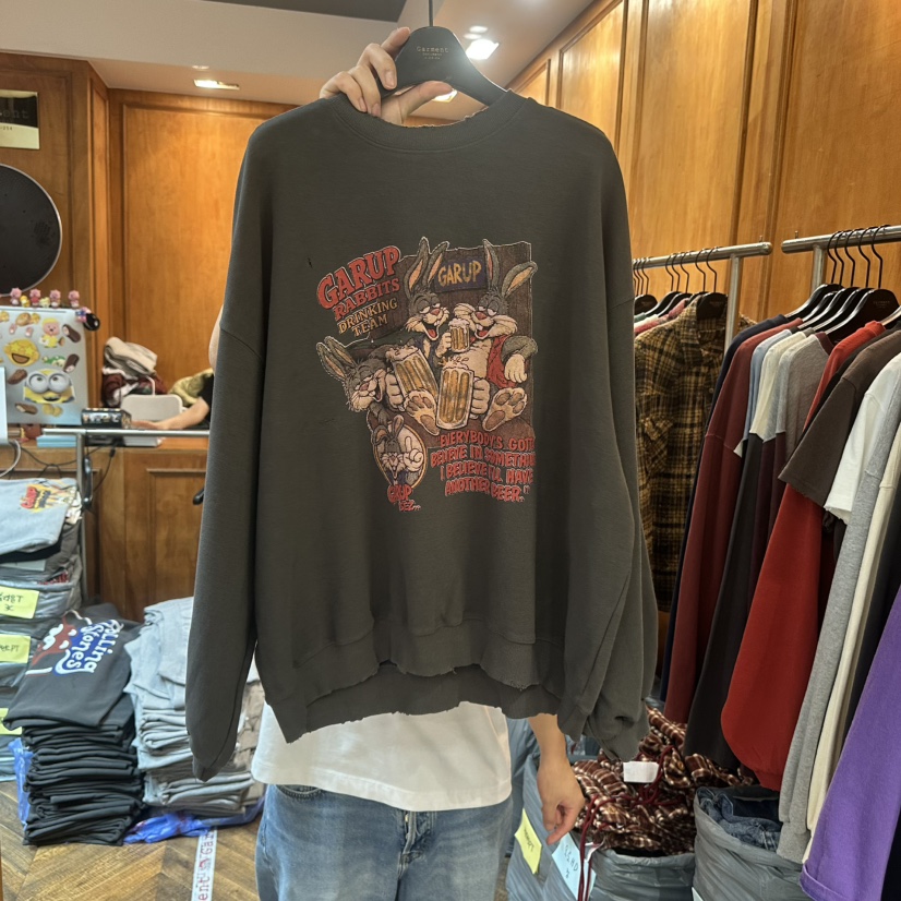 GARMENT-P東大門實拍女士新品休閑推薦真品熱賣人氣衛衣GARMENT衛衣圖色3