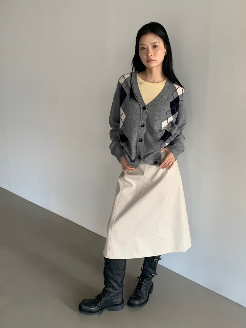 LOVEMYSANTA東大門實拍女裝新品時尚真品半身裙中短裙皮革LOVEMYSANTA半身裙/中短裙