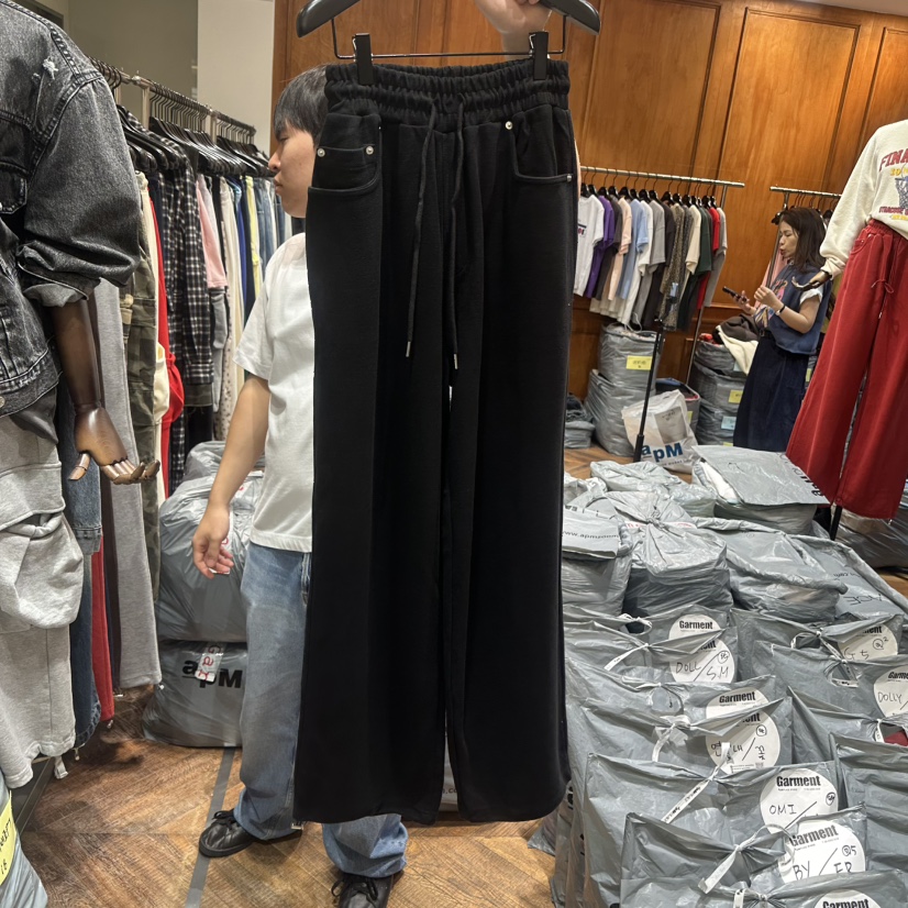 GARMENT-P東大門實拍女士新款熱賣休閑真品人氣時尚休閑褲GARMENT休閑褲圖色6黑色