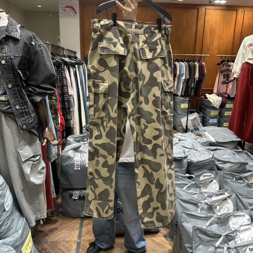 GARMENT-P韓國代購女士新品熱賣休閑時尚推薦休閑褲迷彩GARMENT休閑褲