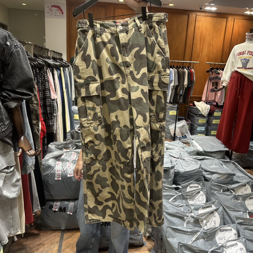 GARMENT-P韓國代購女士新品熱賣休閑時尚推薦休閑褲迷彩GARMENT休閑褲圖色1