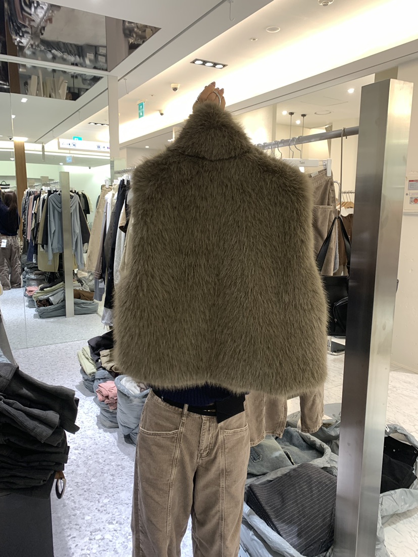TAERI韓國代購女裝新品時尚人氣休閑熱賣推薦真品馬甲貂皮taeri馬甲