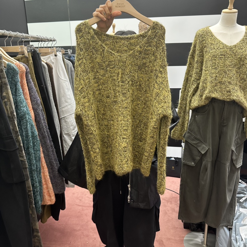 DAILY MOMENT韓國代購女裝新款真品熱賣休閑推薦人氣毛衣DAILY MOMENT毛衣圖色1