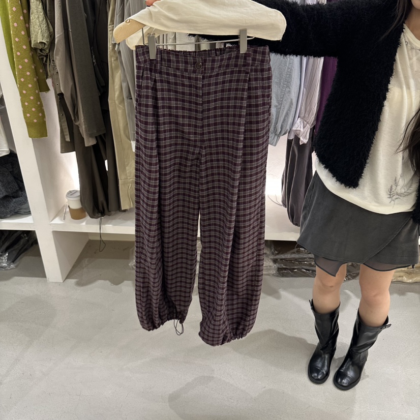 BERTHA韓國代購女裝新款推薦熱賣人氣休閑休閑褲不含腰帶BERTHA休閑褲圖色2
