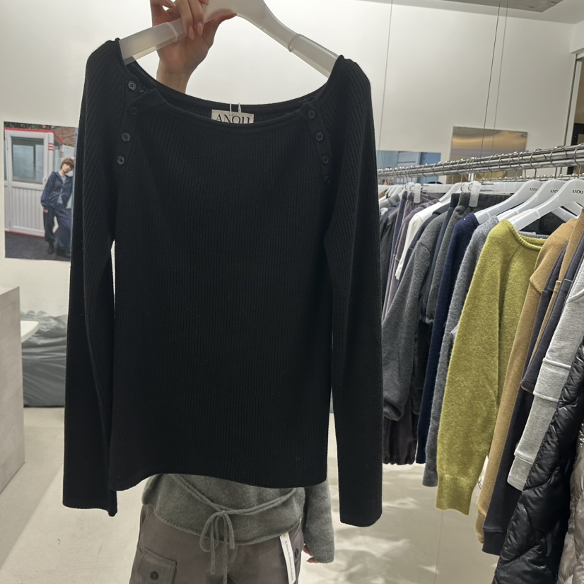 ANOU東大門代購女裝新品真品熱賣推薦時尚休閑人氣針織衫ANOU針織衫圖色2