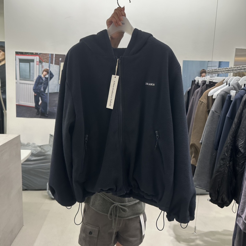 ANOU東大門代購女士新品時尚真品熱賣休閑人氣夾克里外穿ANOU夾克圖色2深藍色