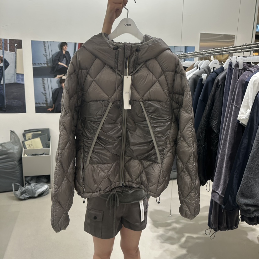 ANOU東大門實拍女裝新款真品時尚推薦休閑人氣短款羽絨服絨ANOU短款羽絨服圖色1
