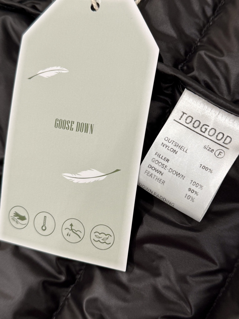 TOOGOOD韓國直郵女士新品真品推薦時尚短款羽絨服柔軟鵝絨TOOGOOD短款羽絨服