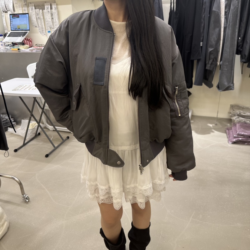 ORE-P東大門實拍女裝新品休閑人氣熱賣真品時尚推薦夾克ORE夾克圖色2