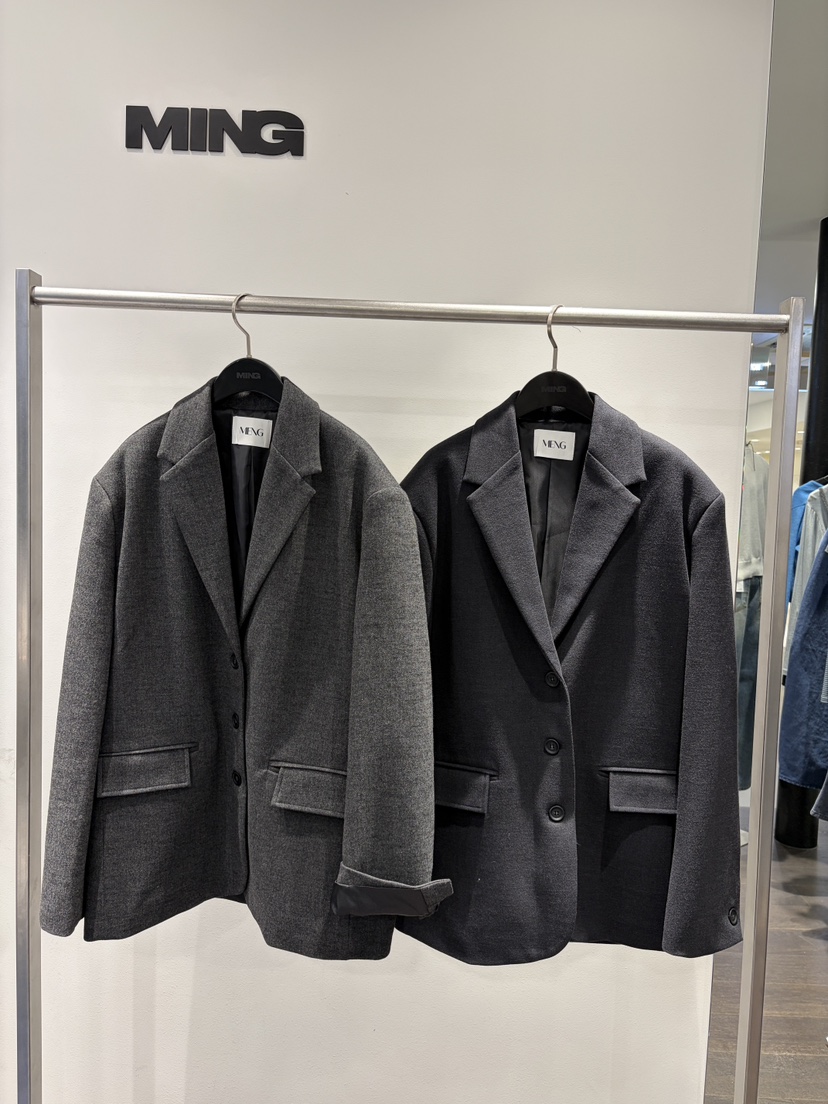MING/MENG韓國代購女士新品熱賣推薦真品時尚人氣西裝西服MING/MENG西裝/西服