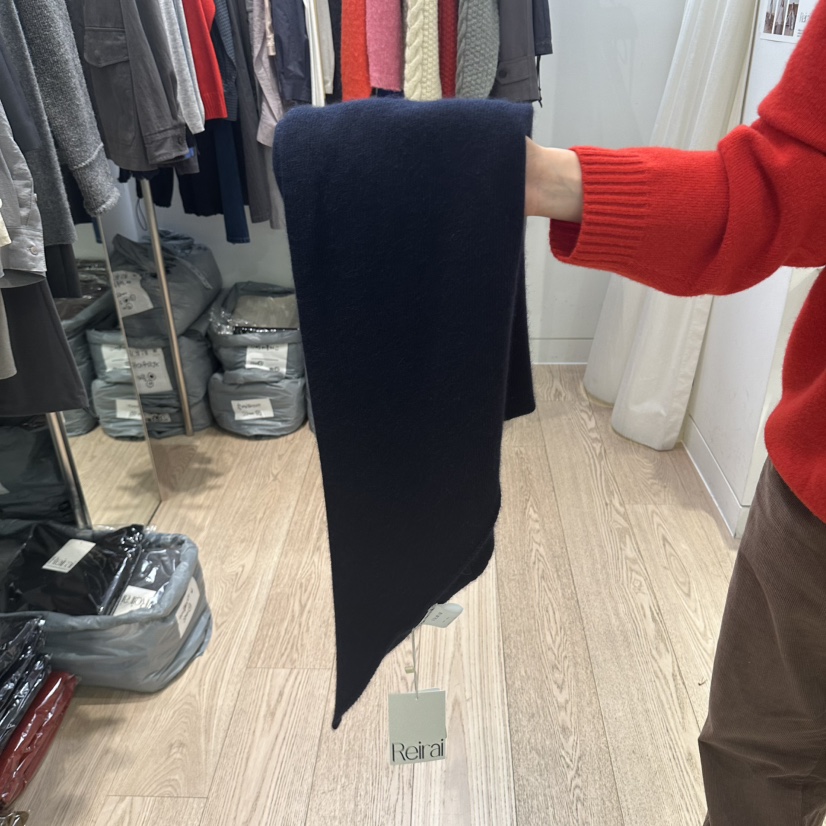 REIRAI東大門代購女士新品真品休閑時尚圍巾披肩披肩圍巾Reirai圍巾/披肩圖色2藏藍色