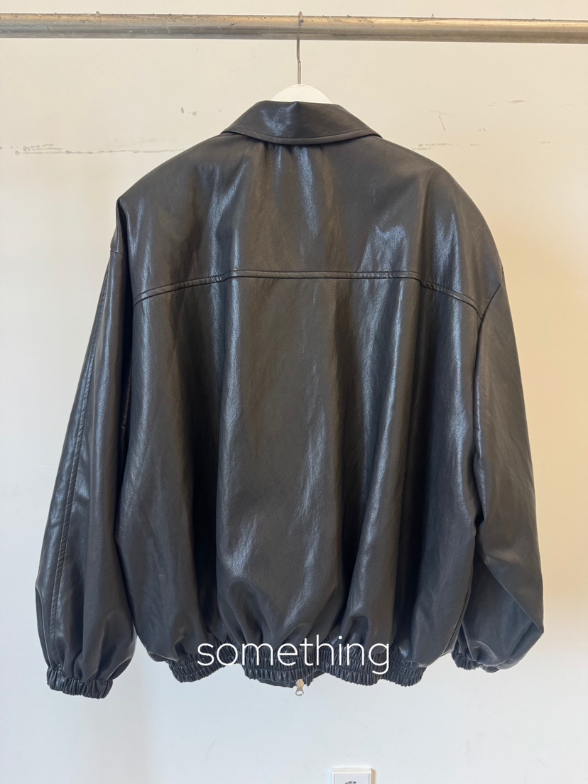 SOMETHING-L/FANCY東大門實拍女裝新品休閑人氣夾克皮革SOMETHING-L/FANCY夾克