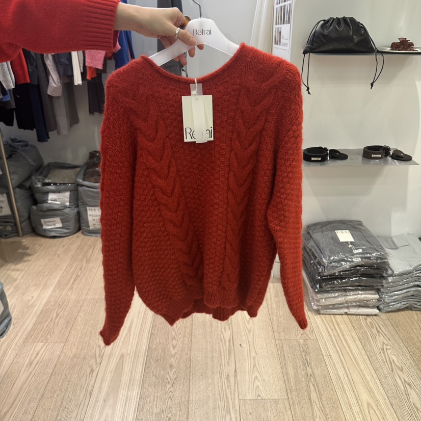 REIRAI韓國直郵女士新品人氣時尚熱賣真品推薦毛衣馬海毛Reirai毛衣圖色2