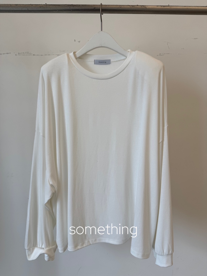 SOMETHING-L/FANCY東大門直郵女士新品休閑熱賣長袖T恤SOMETHING-L/FANCY長袖T恤圖色2