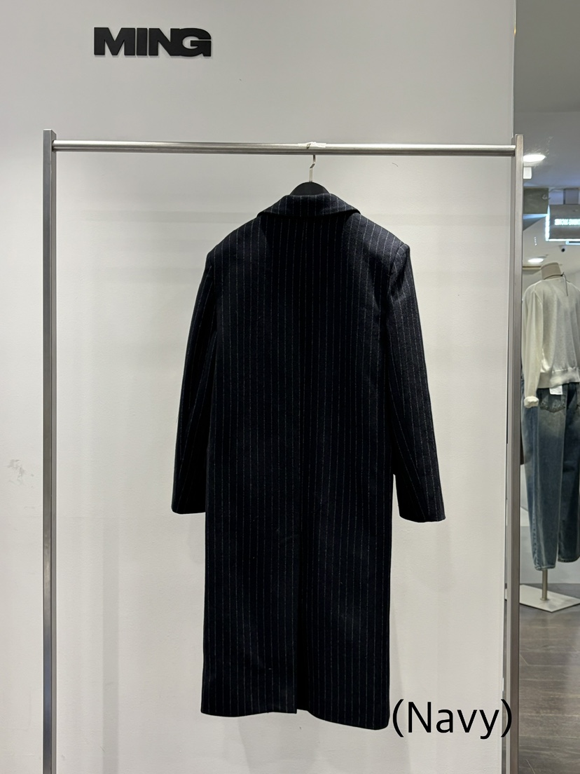 MING/MENG東大門代購女士新款休閑時尚真品熱賣中長款大衣MING/MENG中長款大衣