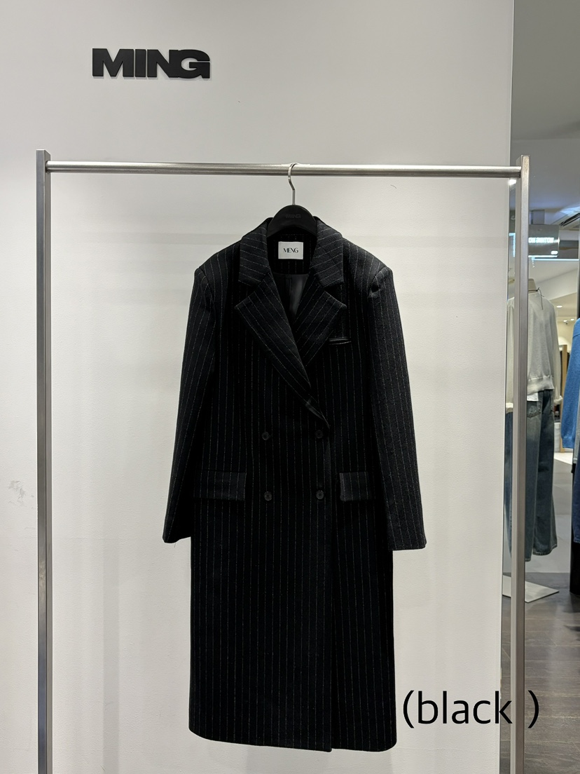 MING/MENG東大門代購女士新款休閑時尚真品熱賣中長款大衣MING/MENG中長款大衣圖色2