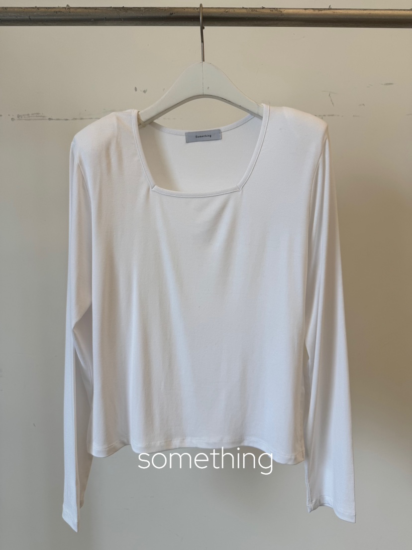 SOMETHING-L/FANCY韓國直郵女裝新款時尚真品熱賣長袖T恤SOMETHING-L/FANCY長袖T恤圖色2