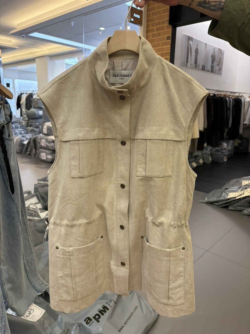 JADEMARKET韓國代購女裝新品推薦人氣真品休閑熱賣時尚馬甲JADE MARKET/JADE SEOUL馬甲圖色3