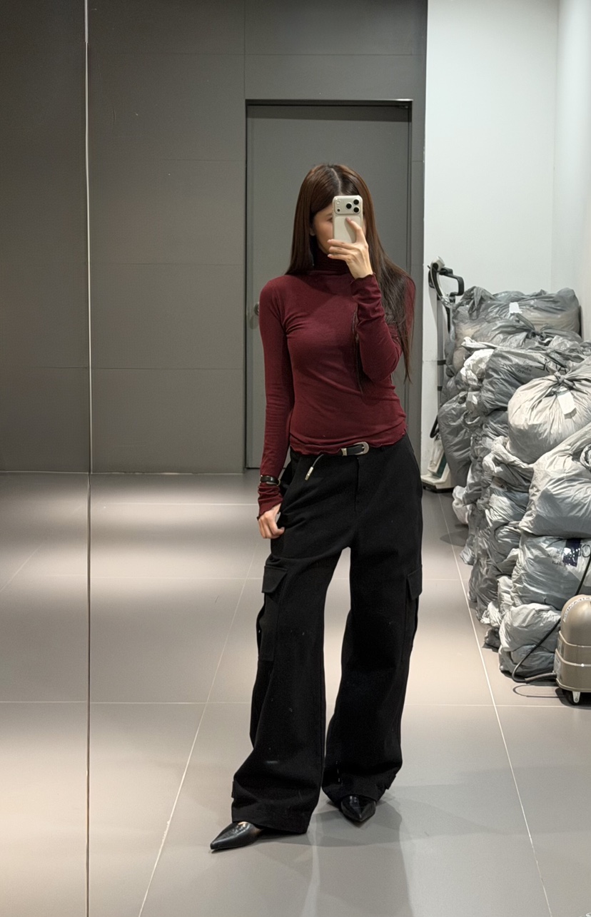 MUYBIEN東大門實拍女士新品休閑時尚真品人氣推薦長袖T恤MUYBIEN長袖T恤