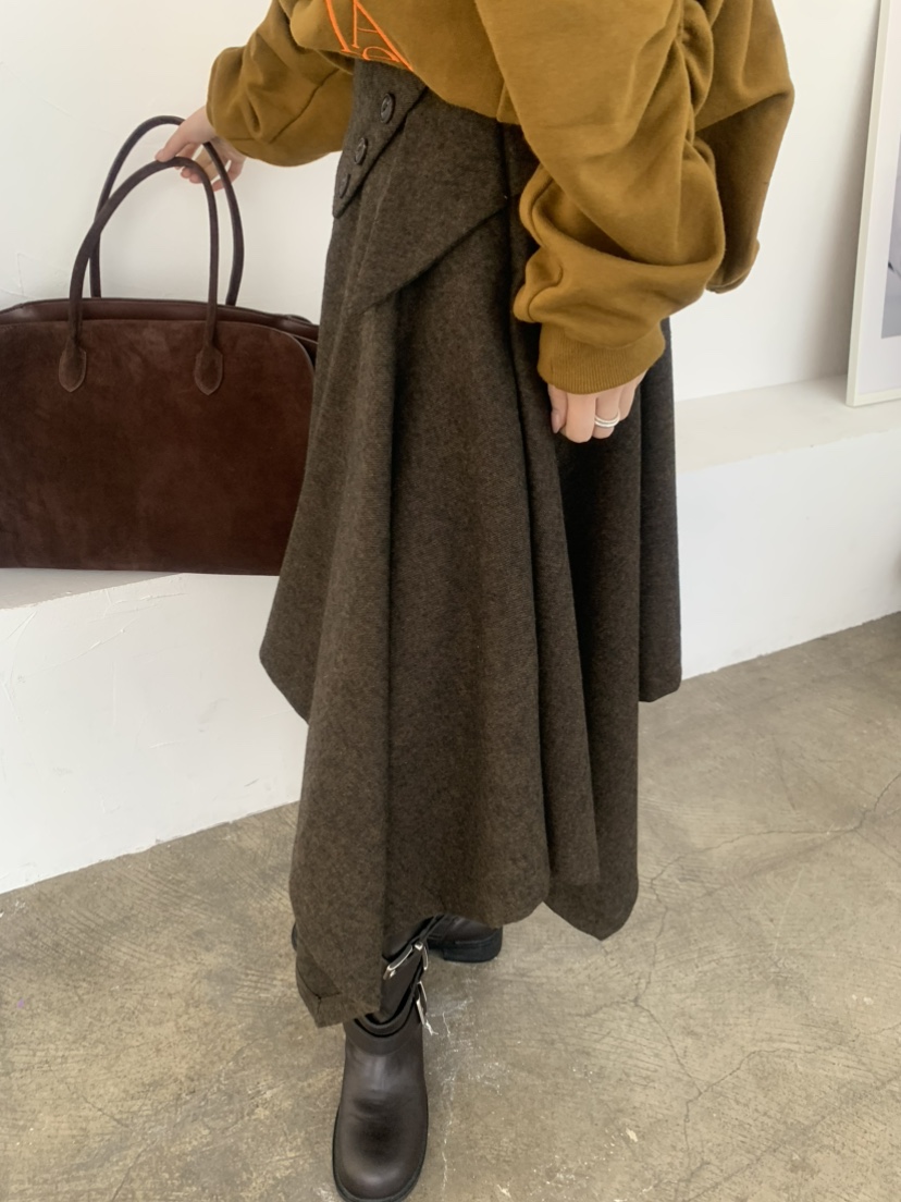 LE AVE韓國代購女士新品熱賣時尚真品推薦人氣半身裙中短裙LE AVE半身裙/中短裙