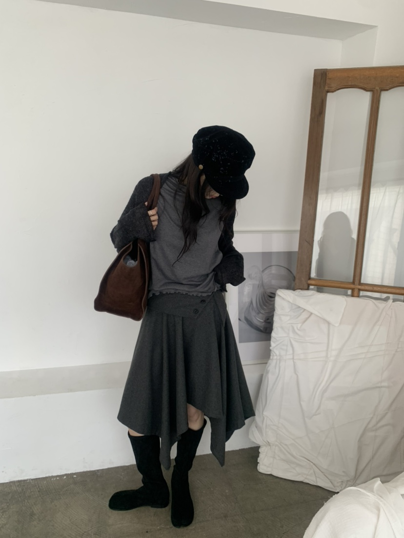 LE AVE韓國代購女士新品熱賣時尚真品推薦人氣半身裙中短裙LE AVE半身裙/中短裙