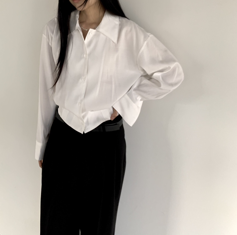 MUYBIEN韓國直郵女士新品時尚休閑真品推薦熱賣襯衫蕾絲衫MUYBIEN襯衫/蕾絲衫