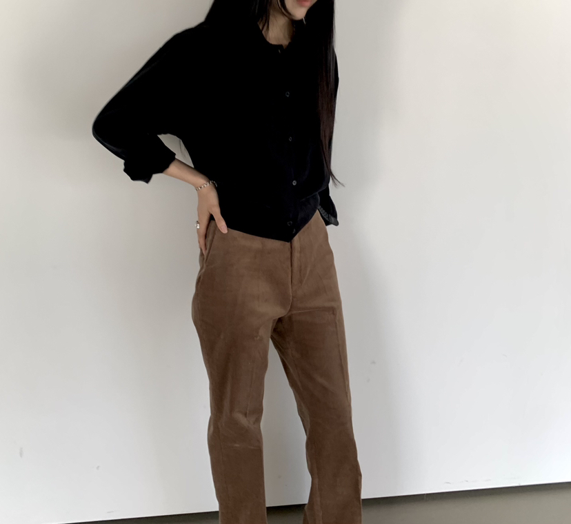MUYBIEN韓國直郵女士新品時尚休閑真品推薦熱賣襯衫蕾絲衫MUYBIEN襯衫/蕾絲衫